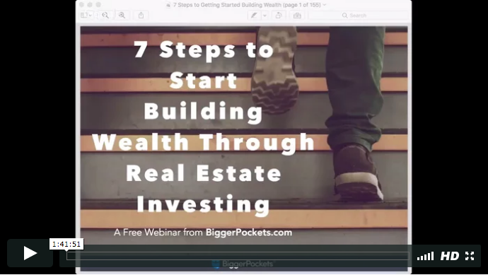 The 7 steps to getting started building wealth through real estate