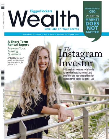 BiggerPockets Wealth Magazine book cover