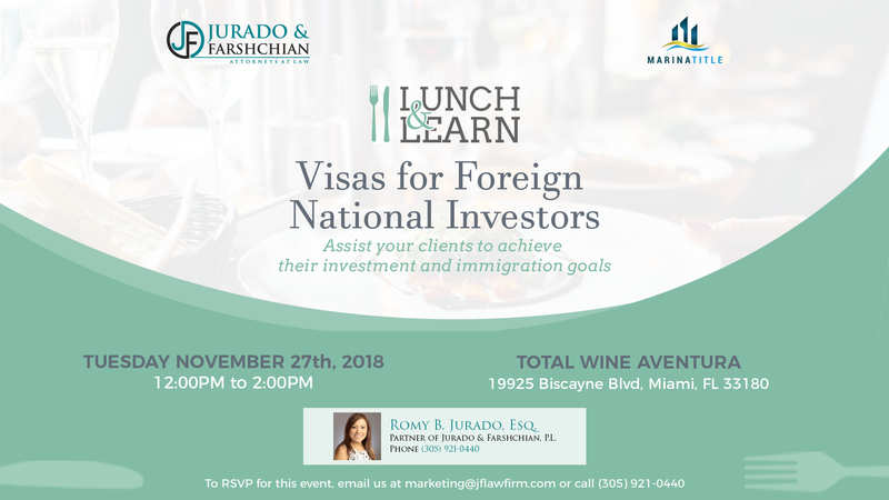 Normal 1541776078 Lunch Learn Visas For Foreign Nationals Investors November 27 2018 Facebook Event