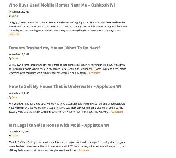 Motivated House Seller Blog