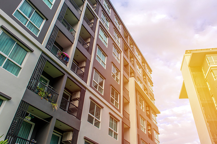Why Bigger Is Better When It Comes to Commercial Real Estate Deals Modern apartment buildings exteriors or Contemporary Architecture Office In The City.